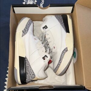 Jordan Kids Sneakers White and Gray